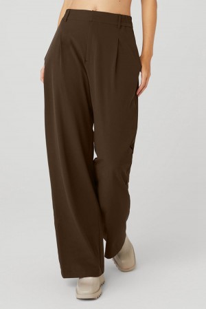 Alo Yoga High-Waist Pursuit Donna Pant Espresso | Italia FOJ-875043