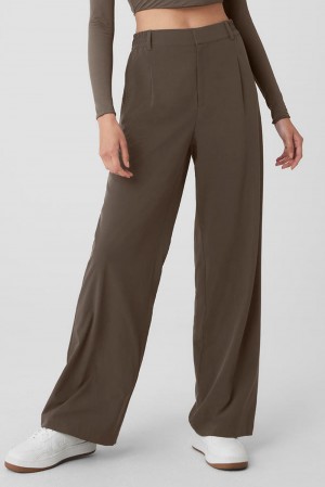 Alo Yoga High-Waist Pursuit Donna Pant Verde Oliva | Italia LCO-250796
