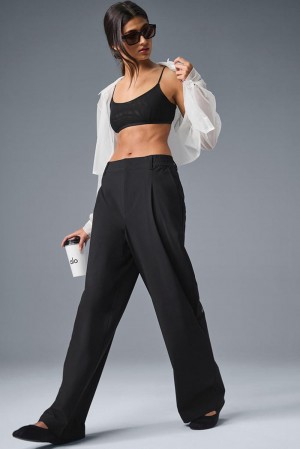 Alo Yoga High-Waist Pursuit (Regular) Donna Pant Nere | Italia DUB-159643