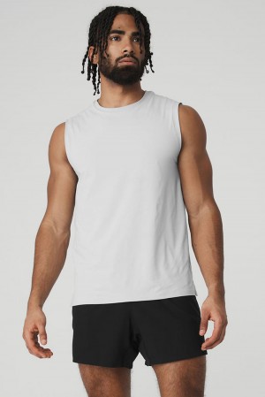 Alo Yoga Idol Performance Uomo Tank Titanium | Italia LBV-712384