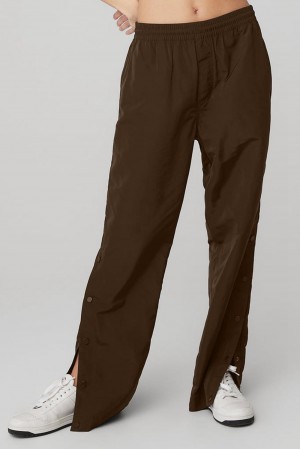 Alo Yoga Legend Snap Donna Pant Espresso | Italia FON-751246