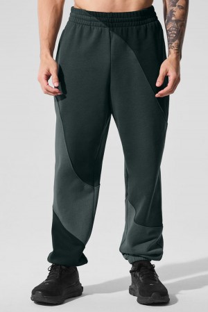 Alo Yoga Make Waves Uomo Sweatpant Verdi | Italia XYS-260357