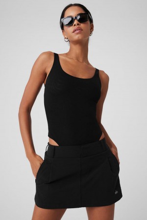 Alo Yoga Mesh Sheer Illusion Donna Body Nere | Italia VGH-216950