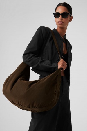Alo Yoga Om The Go Gym Donna Borsa A Tracolla Espresso | Italia SXT-195674
