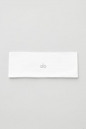 Alo Yoga Performance Conquer Uomo Fasce Per Capelli Bianche | Italia HZQ-928751