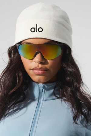 Alo Yoga Performance Fleece Donna Berretto Ivory | Italia AXO-973601