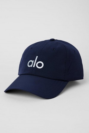 Alo Yoga Performance Off-Duty Uomo Cappellino Blu Marino | Italia YSM-059216