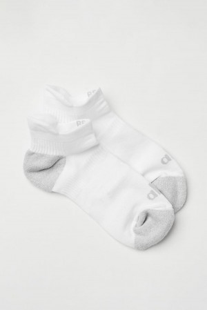 Alo Yoga Performance Tab Donna Sock Bianche Grigie | Italia RHI-138249