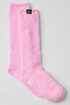 Alo Yoga Plush Lush Uomo Sock Rosa | Italia JXV-925817