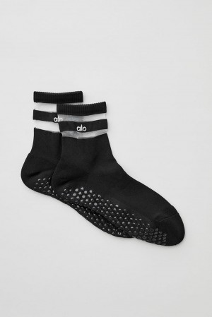 Alo Yoga Pulse Grip Donna Sock Nere | Italia JZN-968520