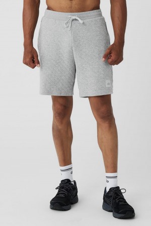 Alo Yoga Quilted Stadium Uomo Short Grigie | Italia PJW-214037