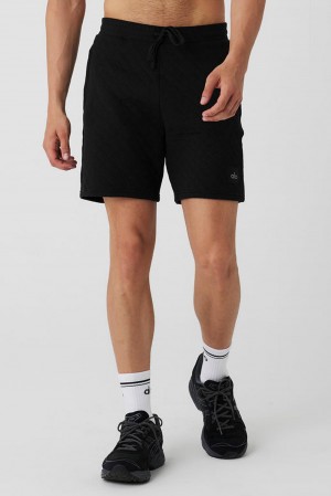 Alo Yoga Quilted Stadium Uomo Short Nere | Italia OSA-705643