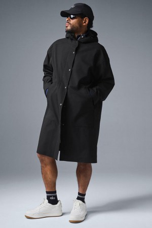 Alo Yoga Rain Or Shine Uomo Long Coat Nere | Italia JOU-627319