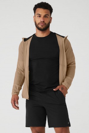 Alo Yoga Repeat Running Uomo Giacca Gravel | Italia UOT-367281