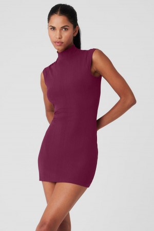 Alo Yoga Run It Back Donna Vestito Wild Berry | Italia FLB-037198