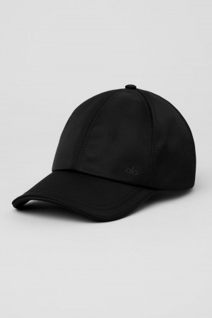 Alo Yoga Satin Off-Duty Uomo Cappellino Nere | Italia SZM-719420