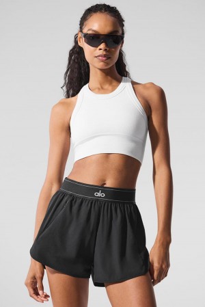 Alo Yoga Seamless Delight High Neck Donna Reggiseno Bianche | Italia BXU-914587