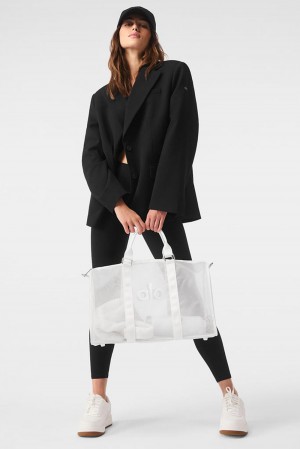 Alo Yoga Sheer Donna Duffle Bag Bianche | Italia AXU-428975