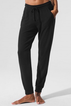 Alo Yoga Soho Donna Sweatpant Nere | Italia QSU-320715