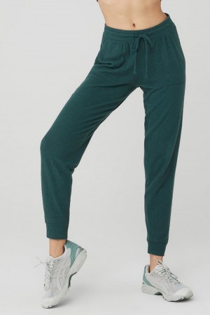 Alo Yoga Soho Donna Sweatpant Verdi | Italia CAI-516078