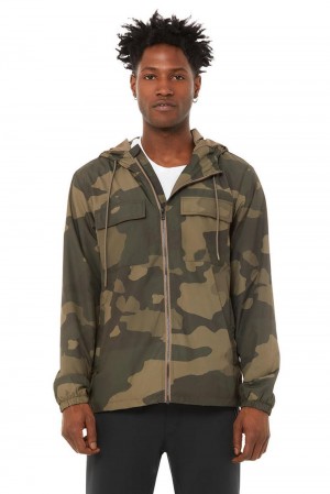 Alo Yoga Stride Uomo Giacca Verde Oliva | Italia PAQ-058297