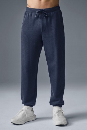 Alo Yoga Triumph Restore Uomo Sweatpant Blu Marino | Italia PRX-078614