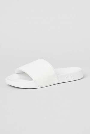 Alo Yoga Unisex It Slide Uomo Slide Bianche | Italia MPB-723849