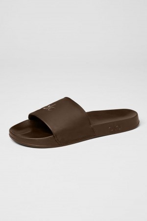 Alo Yoga Unisex It Slide Uomo Slide Espresso | Italia FST-720594