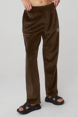 Alo Yoga Velour Baller Donna Pant Espresso | Italia PCF-023851