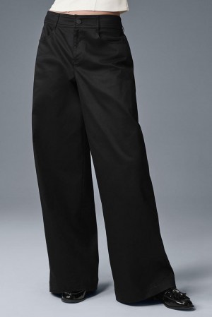 Alo Yoga Wanderlust Wide Leg Donna Pant Nere | Italia BQR-912436