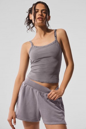 Alo Yoga Washed Alosoft Sweet Talker Donna Tank Grigie Lavaggio | Italia IGZ-354062