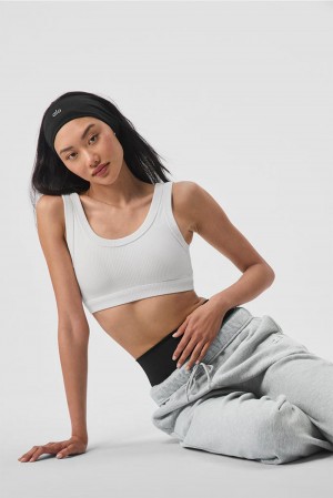 Alo Yoga Wellness Donna Reggiseno Bianche | Italia LBH-846975