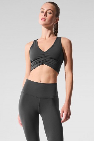 Alo Yoga Wild Thing Donna Reggiseno Anthracite | Italia YLG-124037