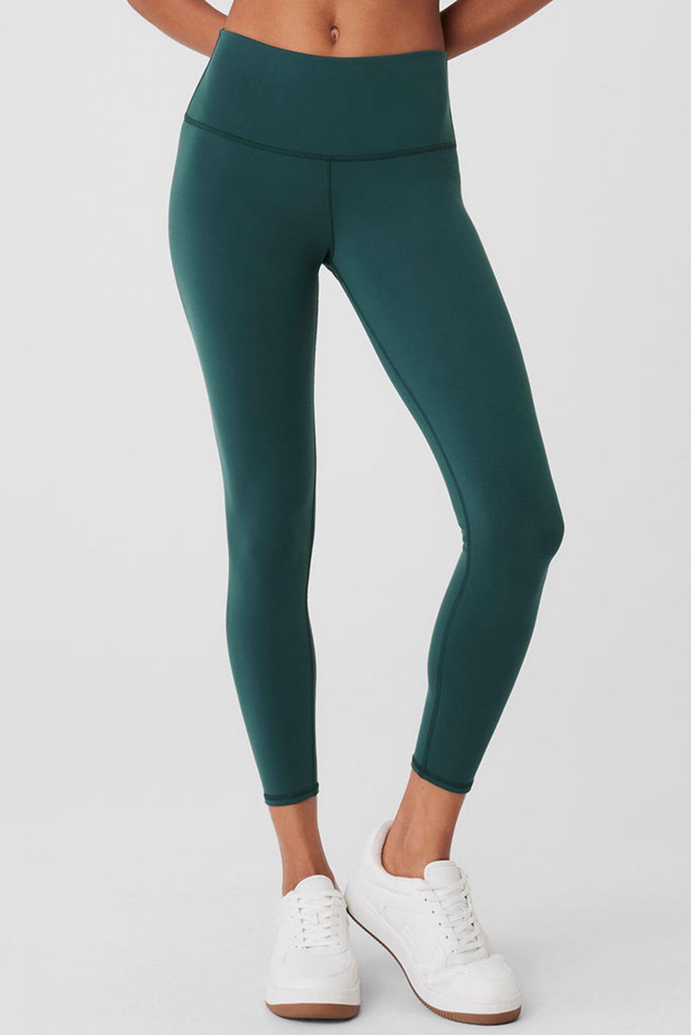 Alo Yoga 7/8 High-Waist Airbrush Donna Legging Verdi | Italia  BDX-061374