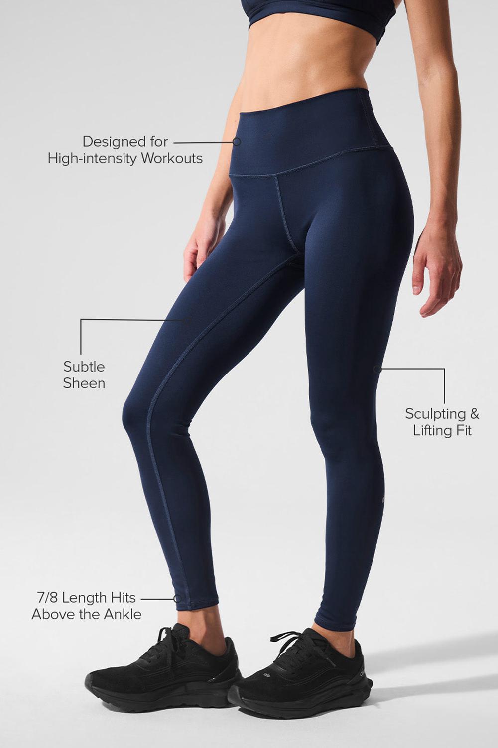 Alo Yoga 7/8 High-Waist Airlift Donna Legging Blu Marino | Italia  LWF-948735