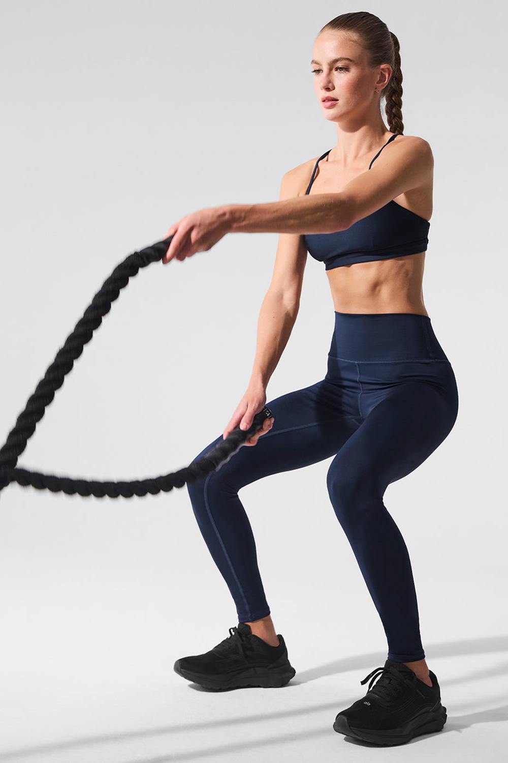 Alo Yoga 7/8 High-Waist Airlift Donna Legging Blu Marino | Italia  LWF-948735