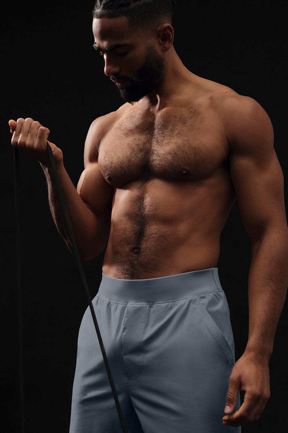 Alo Yoga 7'' Repetition Uomo Short Grigie | Italia  KNW-647138