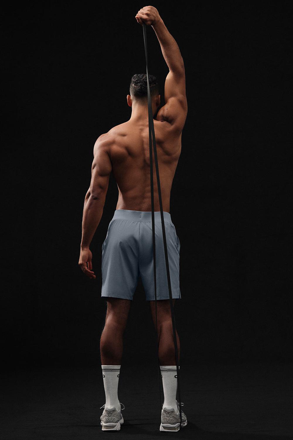 Alo Yoga 7'' Repetition Uomo Short Grigie | Italia  KNW-647138