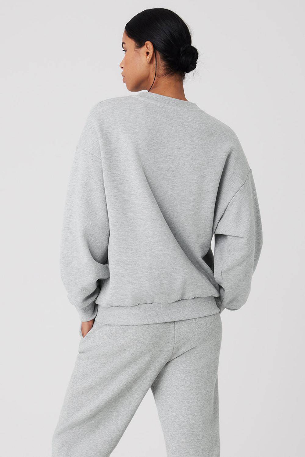 Alo Yoga Accolade Crew Neck Donna Pullover Grigie | Italia  GHT-298670