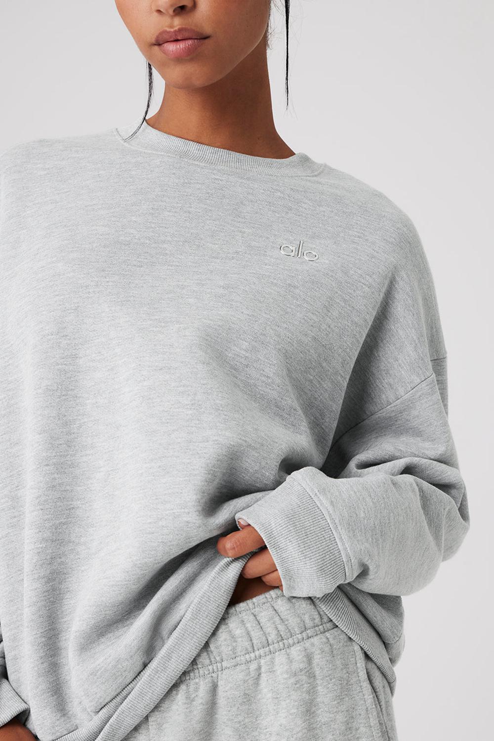 Alo Yoga Accolade Crew Neck Donna Pullover Grigie | Italia  GHT-298670