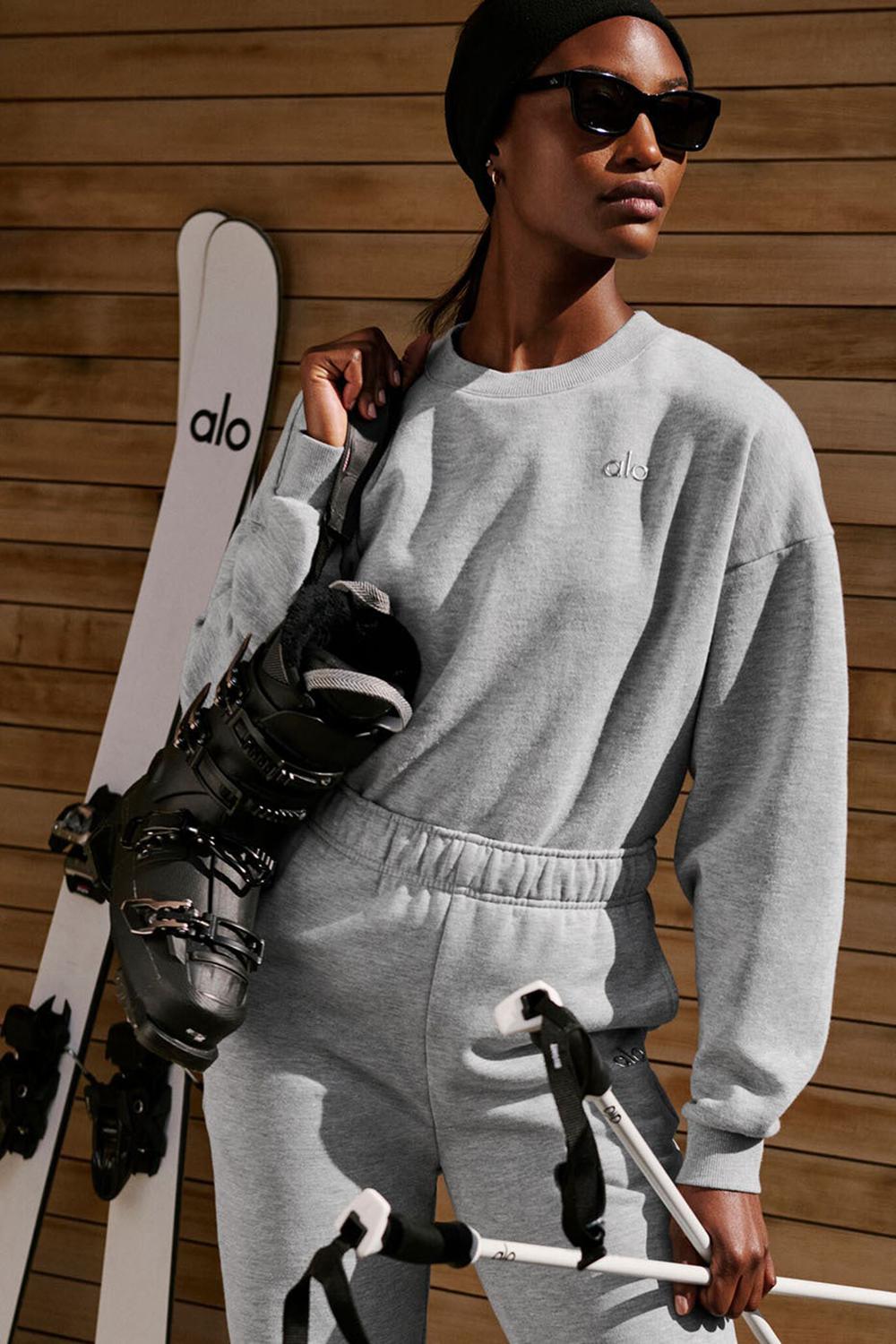 Alo Yoga Accolade Crew Neck Donna Pullover Grigie | Italia  GHT-298670