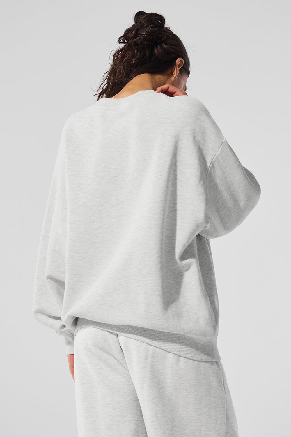 Alo Yoga Accolade Crew Neck Donna Pullover Bianche | Italia  BJF-654873