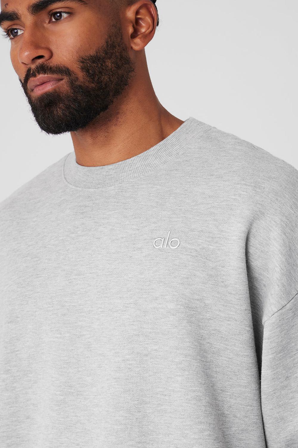 Alo Yoga Accolade Crew Neck Uomo Pullover Grigie | Italia  AXW-925863