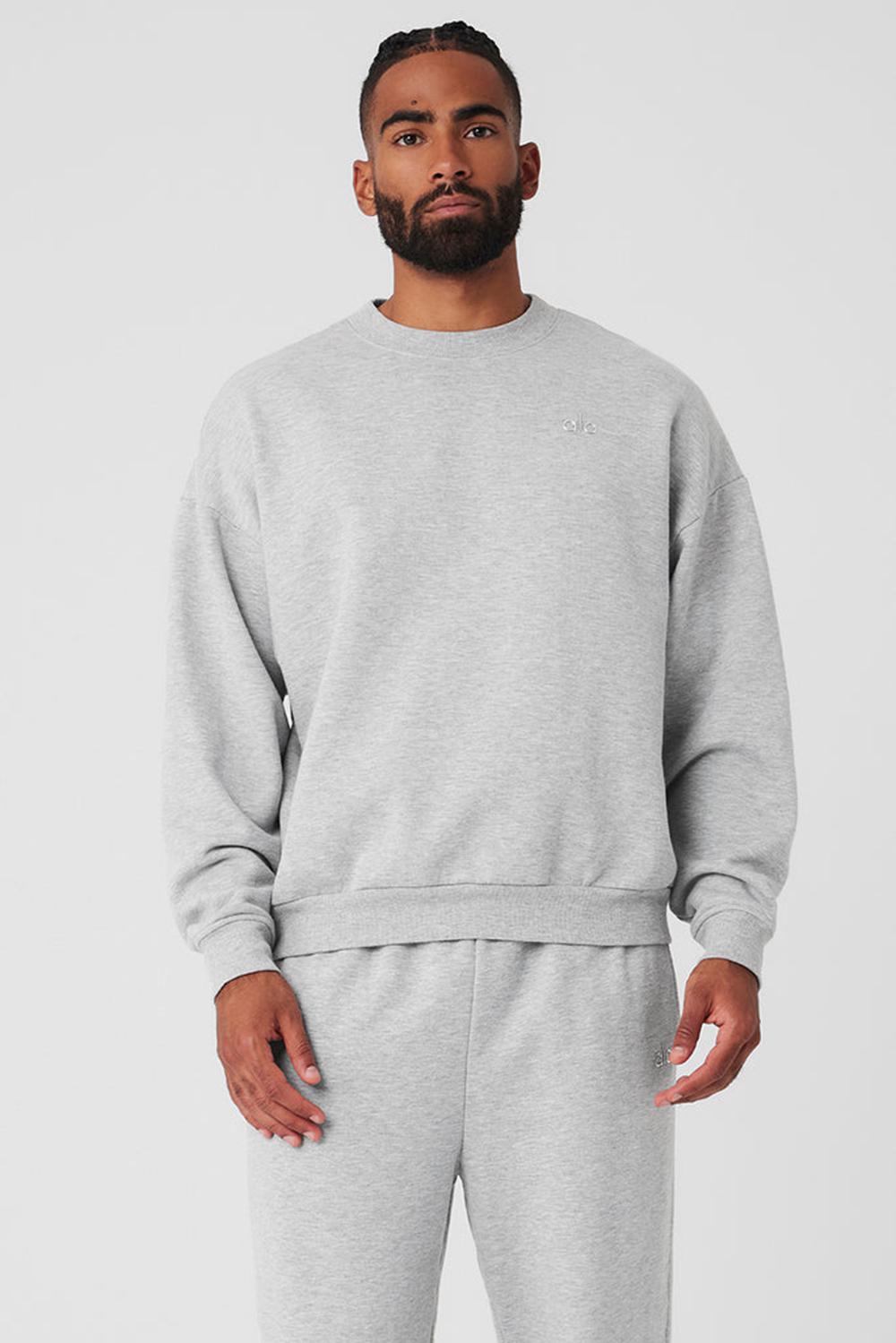 Alo Yoga Accolade Crew Neck Uomo Pullover Grigie | Italia  AXW-925863