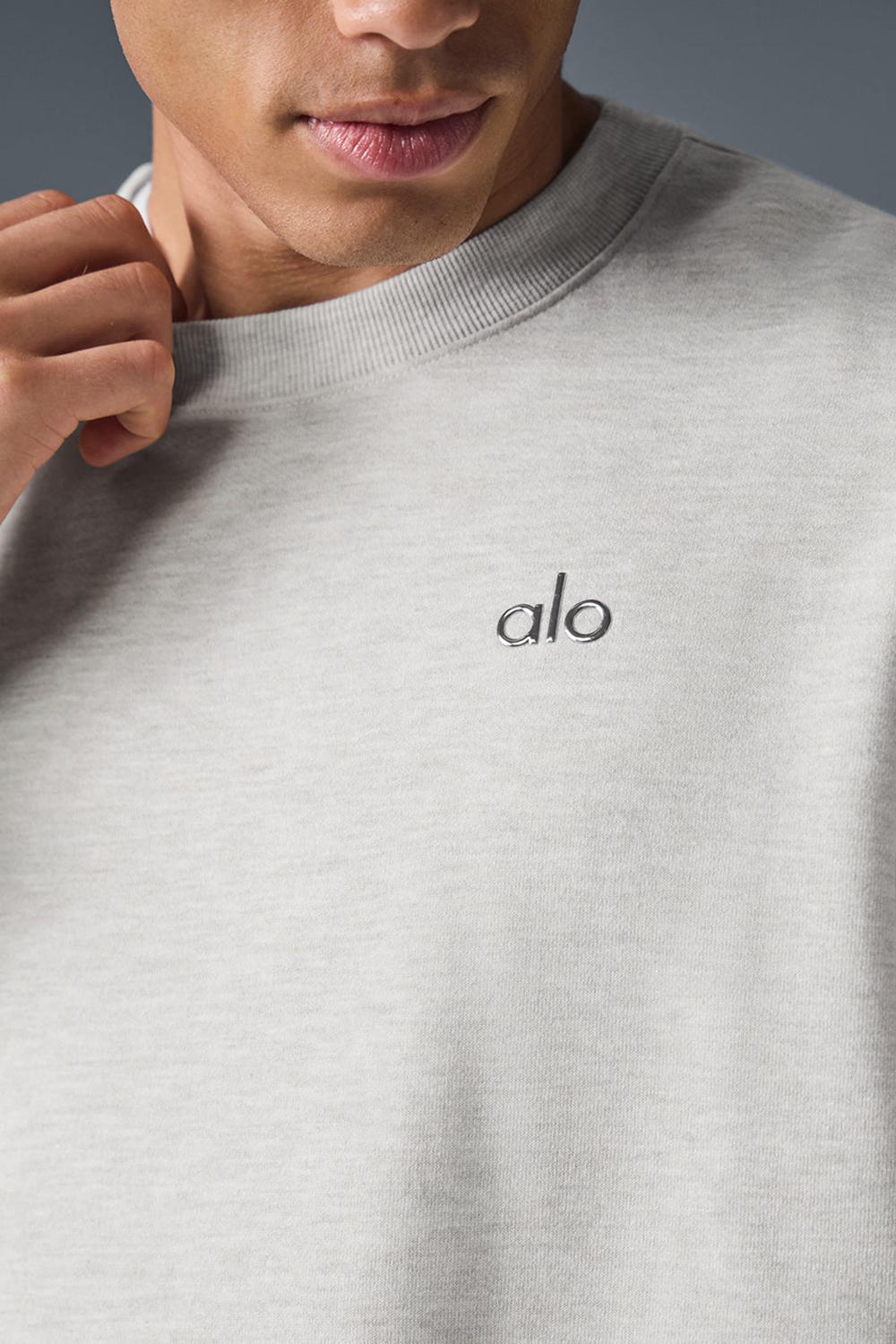 Alo Yoga Accolade Crew Neck Uomo Pullover Bianche | Italia  UZW-745302