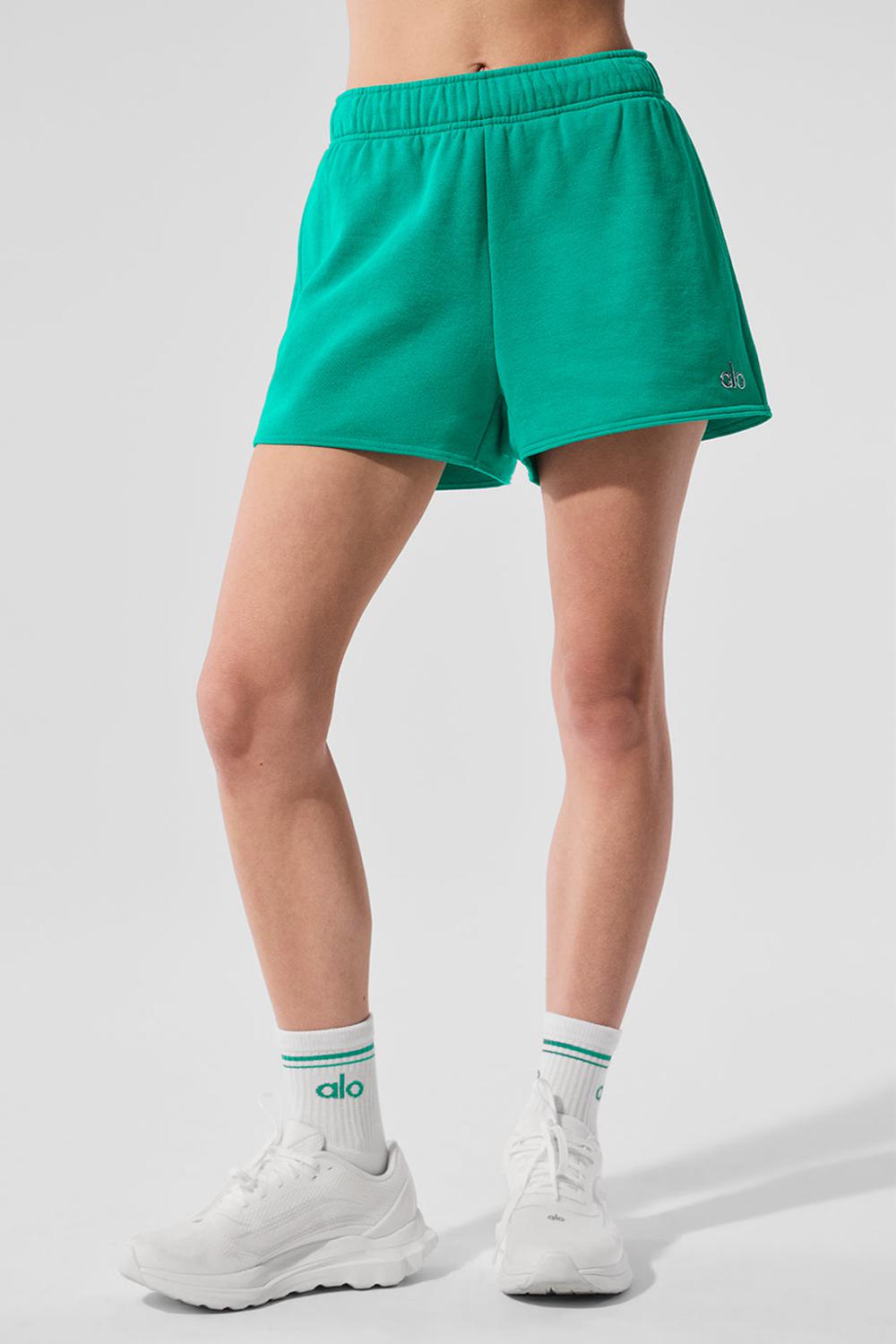 Alo Yoga Accolade Donna Short Verdi | Italia  UPM-356281