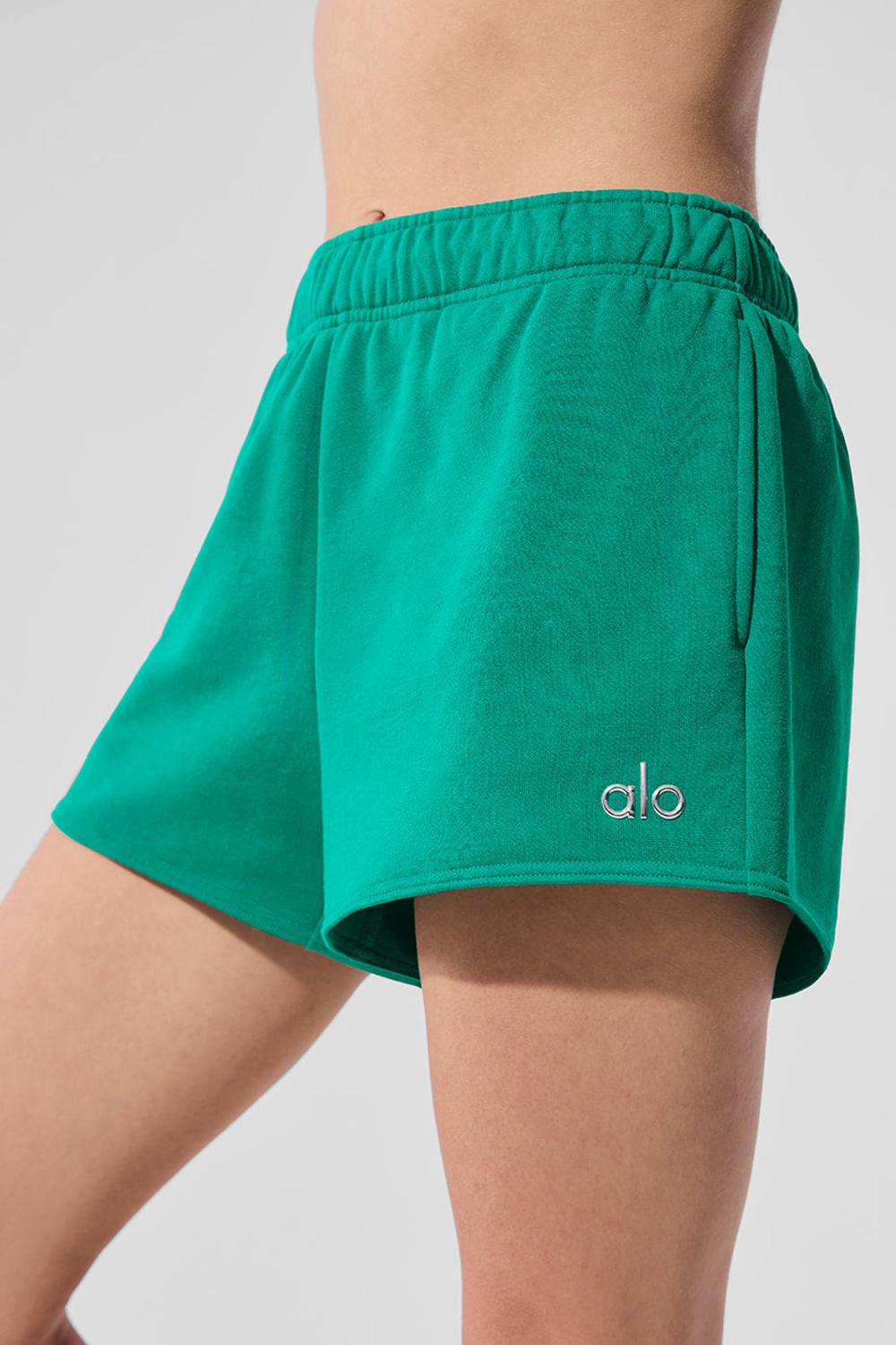 Alo Yoga Accolade Donna Short Verdi | Italia  UPM-356281