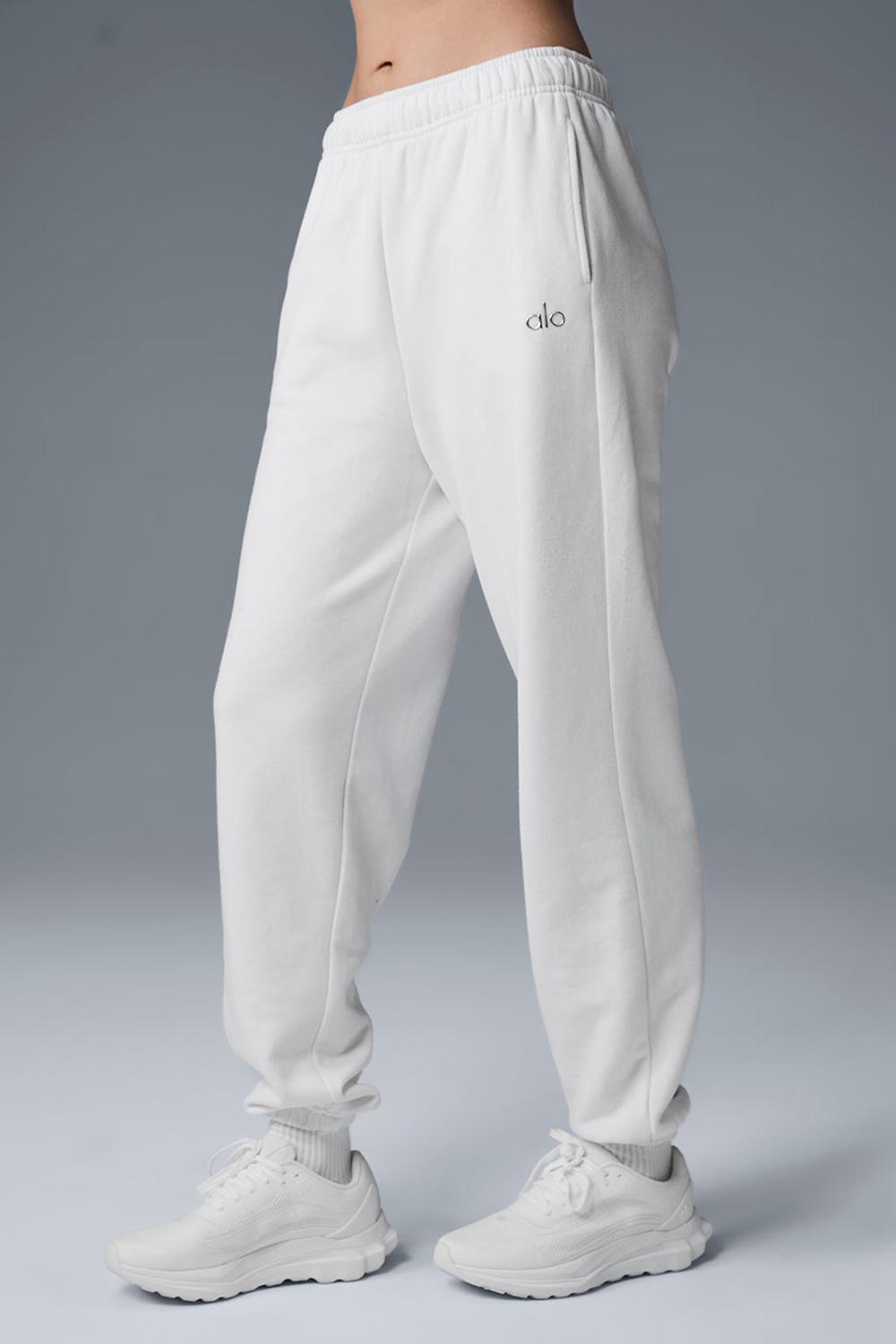 Alo Yoga Accolade Donna Sweatpant Bianche | Italia  JEB-821596