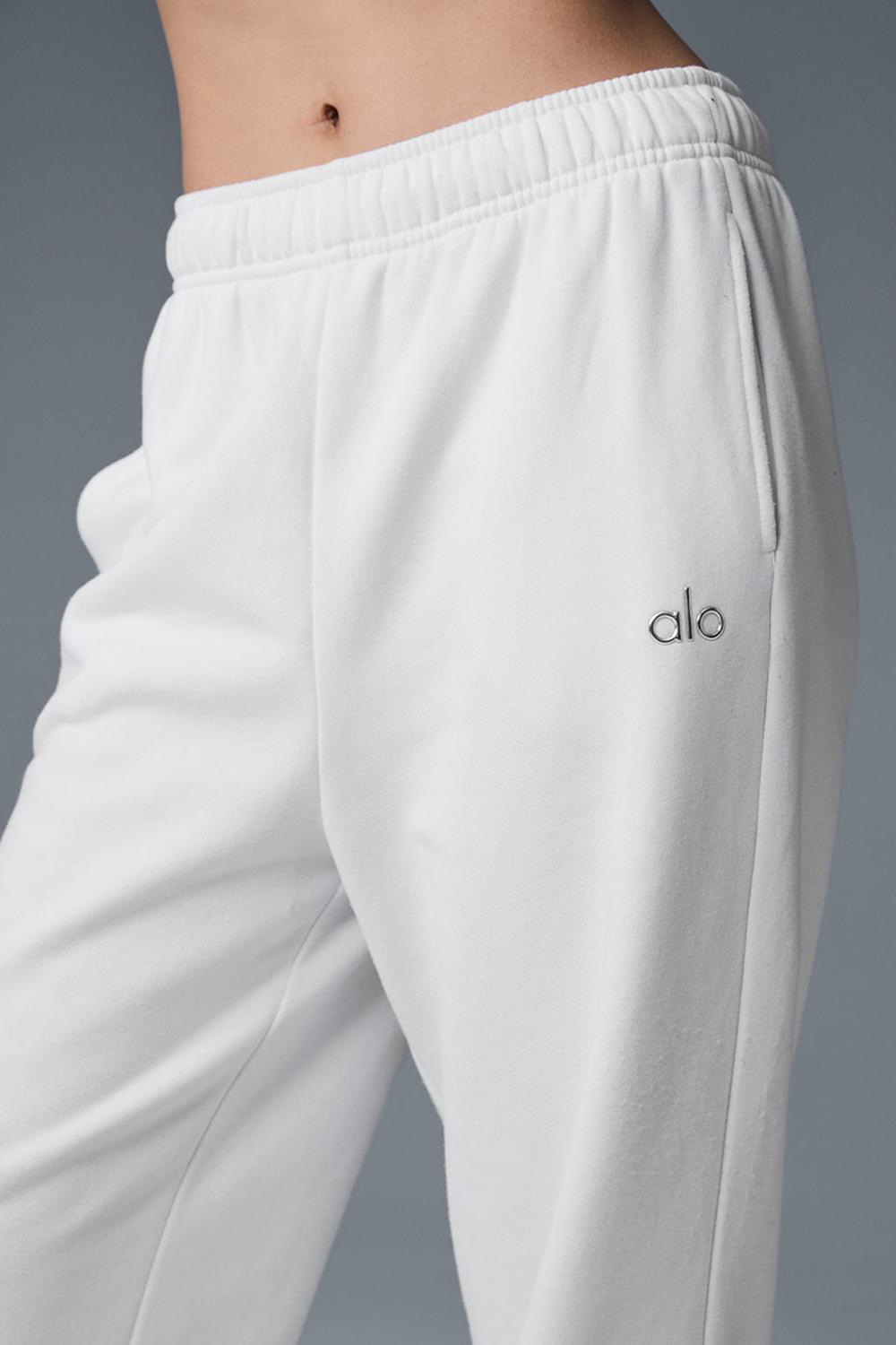 Alo Yoga Accolade Donna Sweatpant Bianche | Italia  JEB-821596