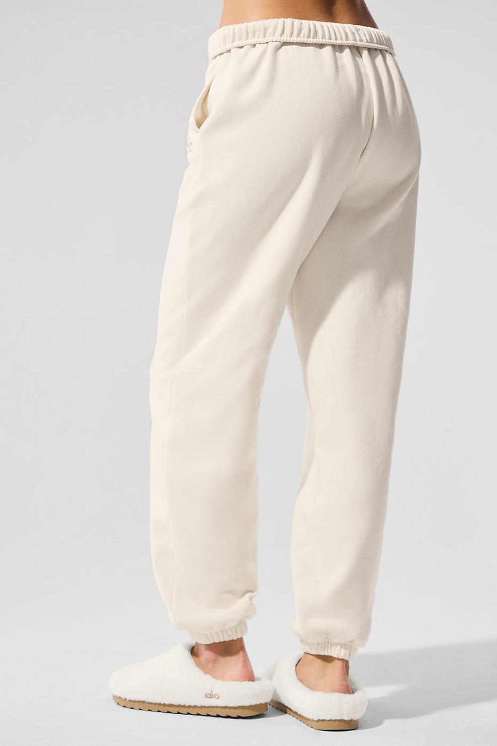 Alo Yoga Accolade Donna Sweatpant Ivory | Italia  PLM-256874
